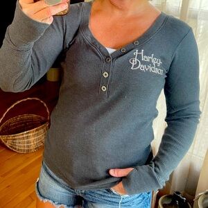 Genuine Harley-Davidson thermal Henley